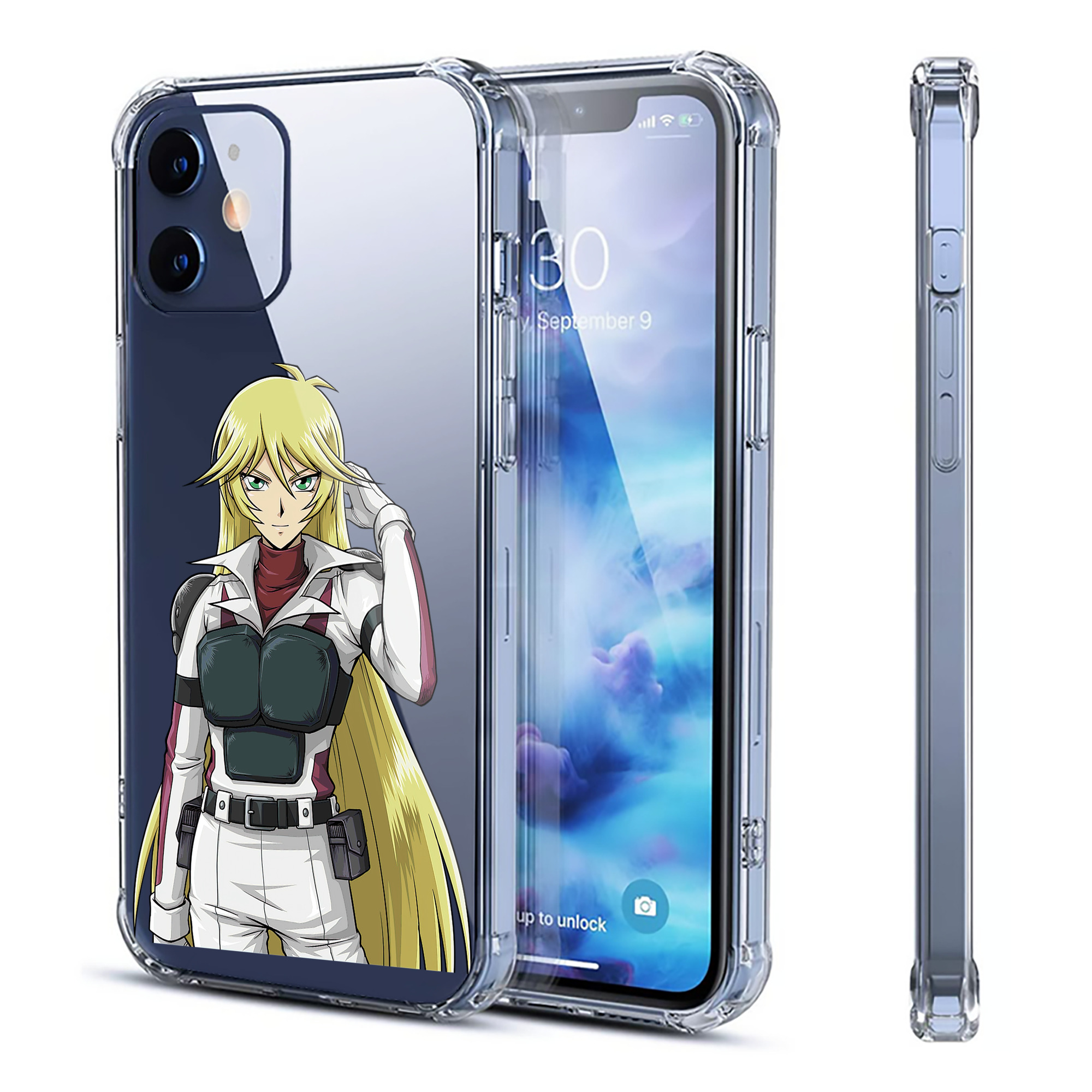 （画像用） 遊☆戯☆王 Yu-Gi-Oh! 【iPhone 12シリーズ対応】透明スマホケース（クリアソフトケース）